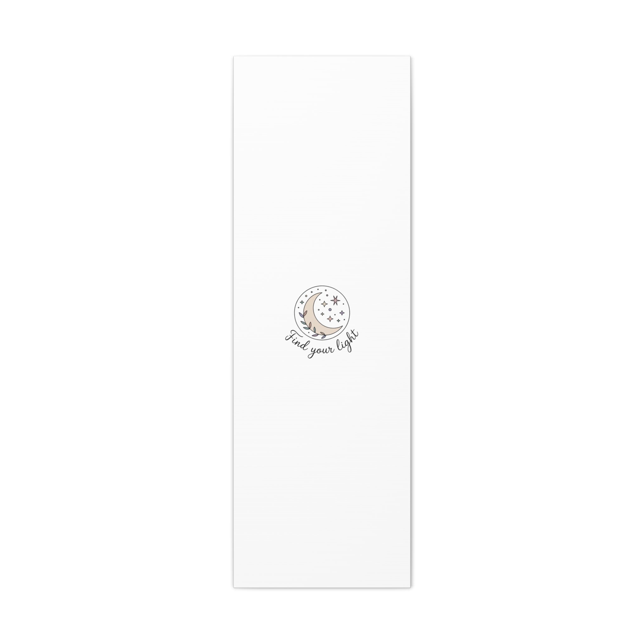 Find Your Light Moon Phase Art Print | Minimal Astrology Canvas