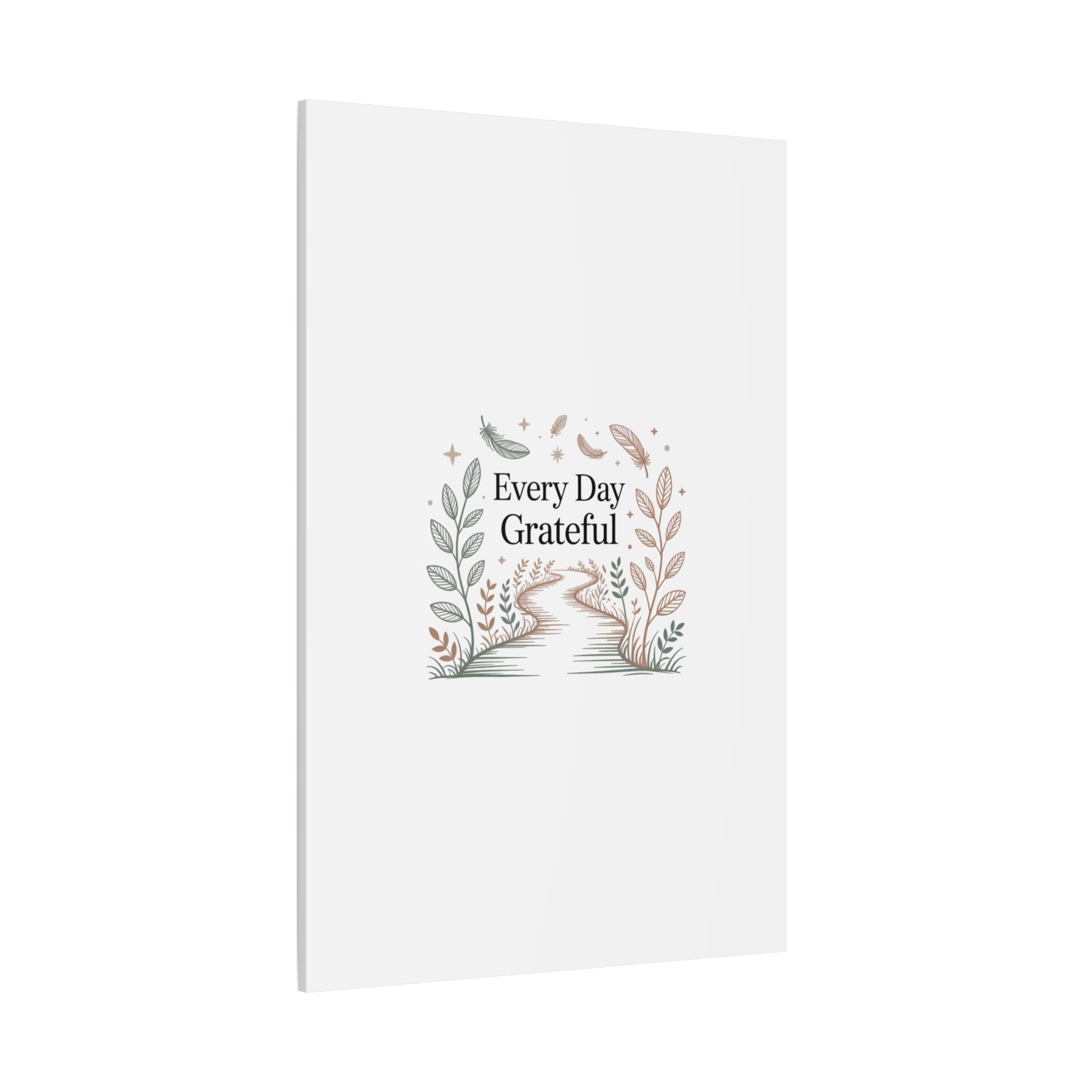 Every Day Grateful Canvas | Soft Everyday Grace Decor, Prayer Corner Art