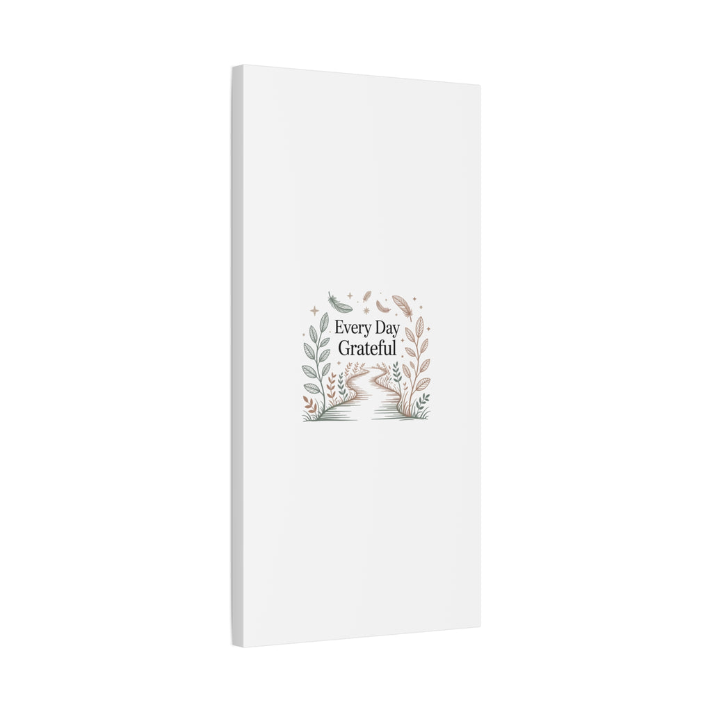 Every Day Grateful Canvas | Soft Everyday Grace Decor, Prayer Corner Art