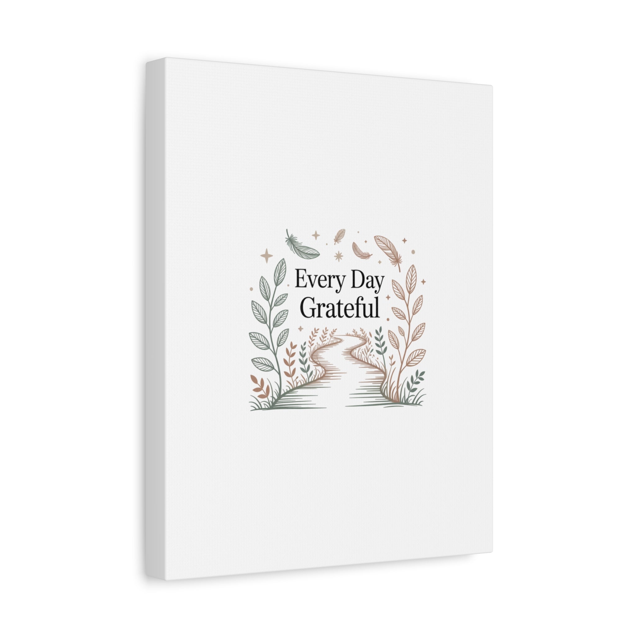 Every Day Grateful Canvas | Soft Everyday Grace Decor, Prayer Corner Art