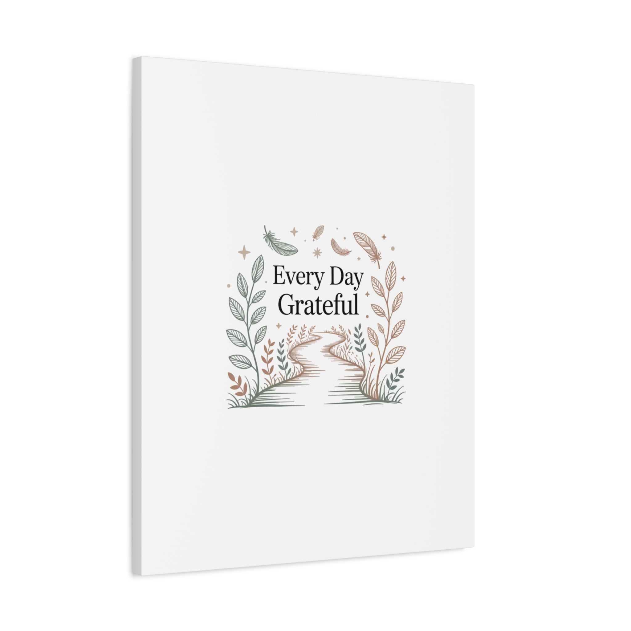 Every Day Grateful Canvas | Soft Everyday Grace Decor, Prayer Corner Art