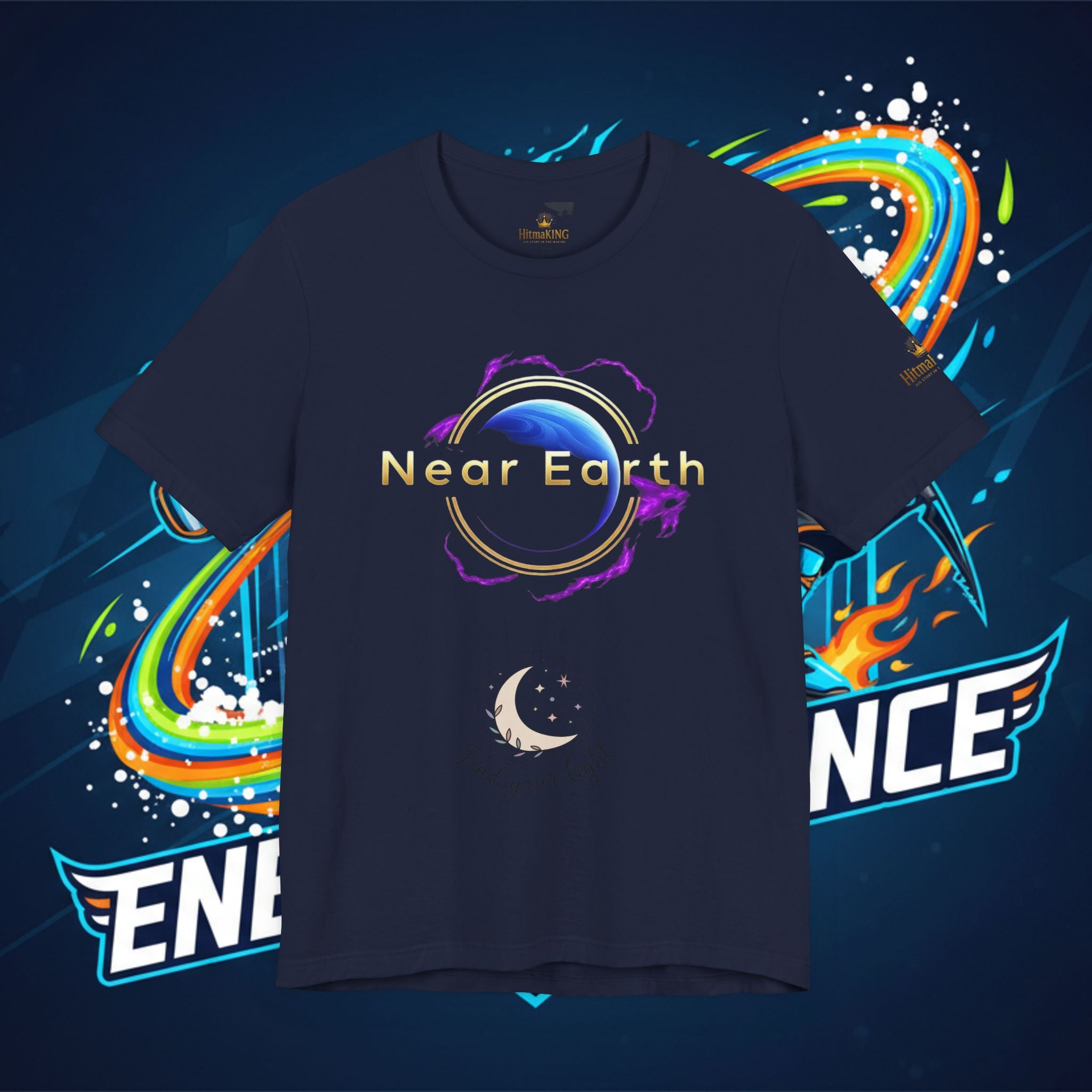 Minimal Moon Phase Tee | Celestial Constellation Shirt