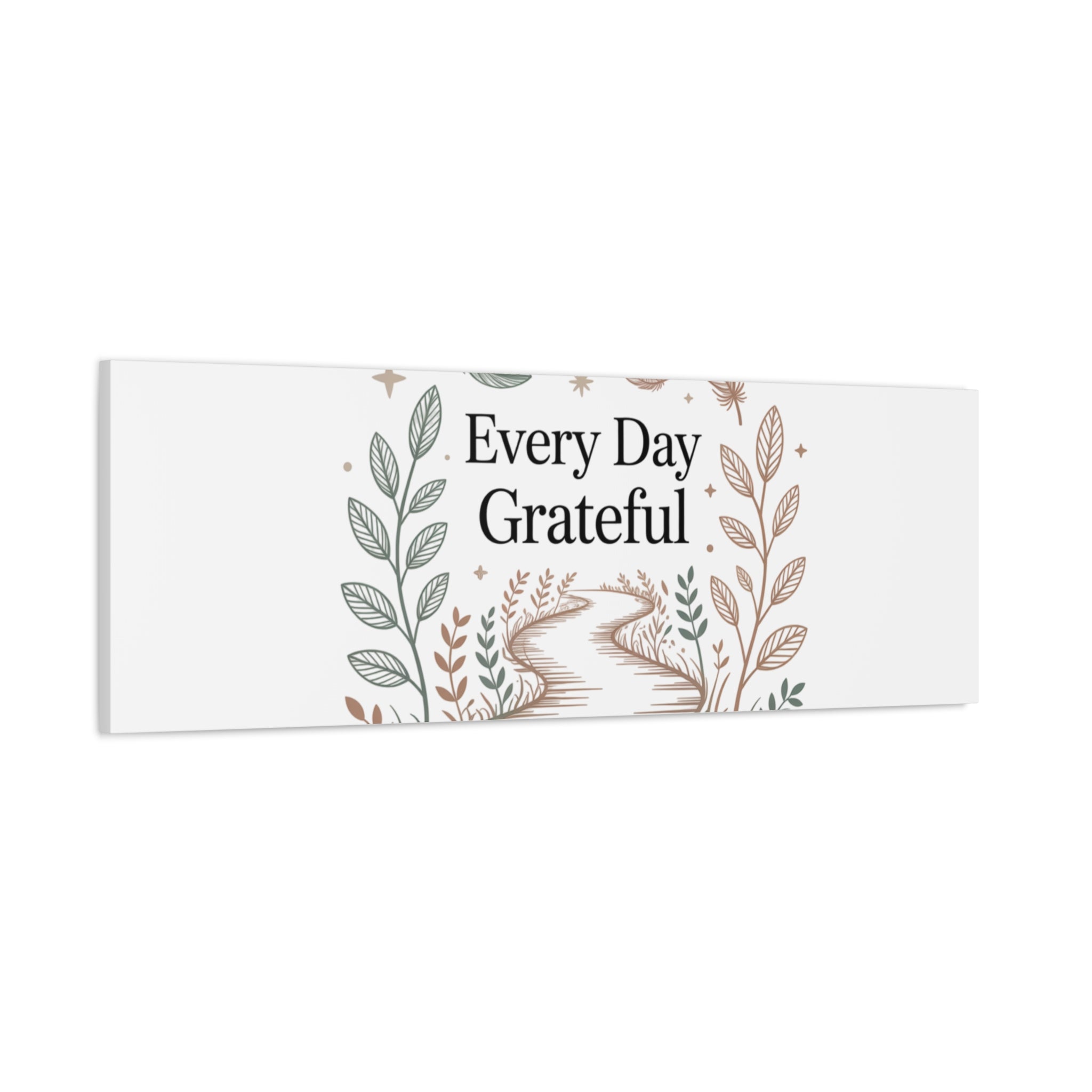Every Day Grateful Canvas | Soft Everyday Grace Decor, Prayer Corner Art