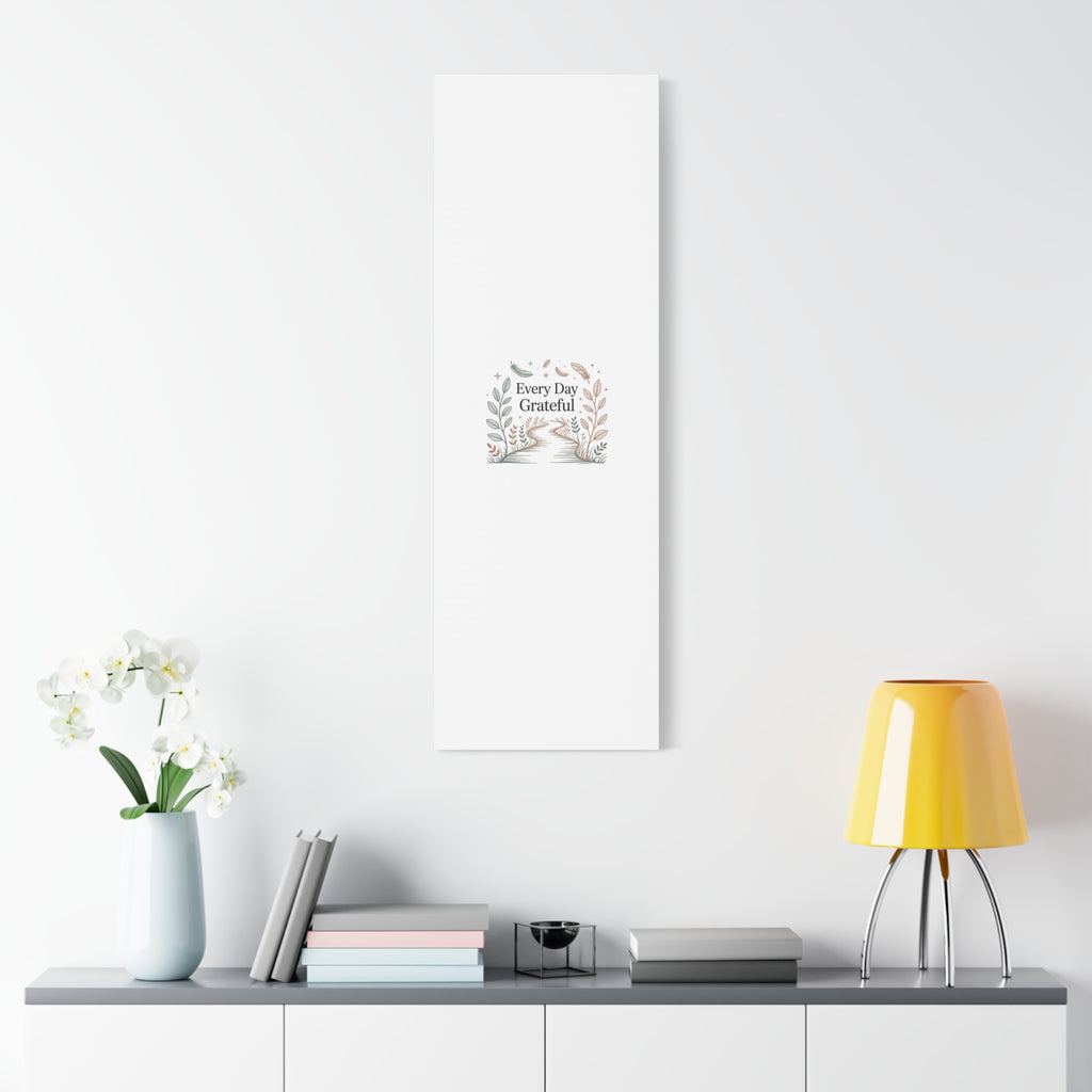 Every Day Grateful Canvas | Soft Everyday Grace Decor, Prayer Corner Art