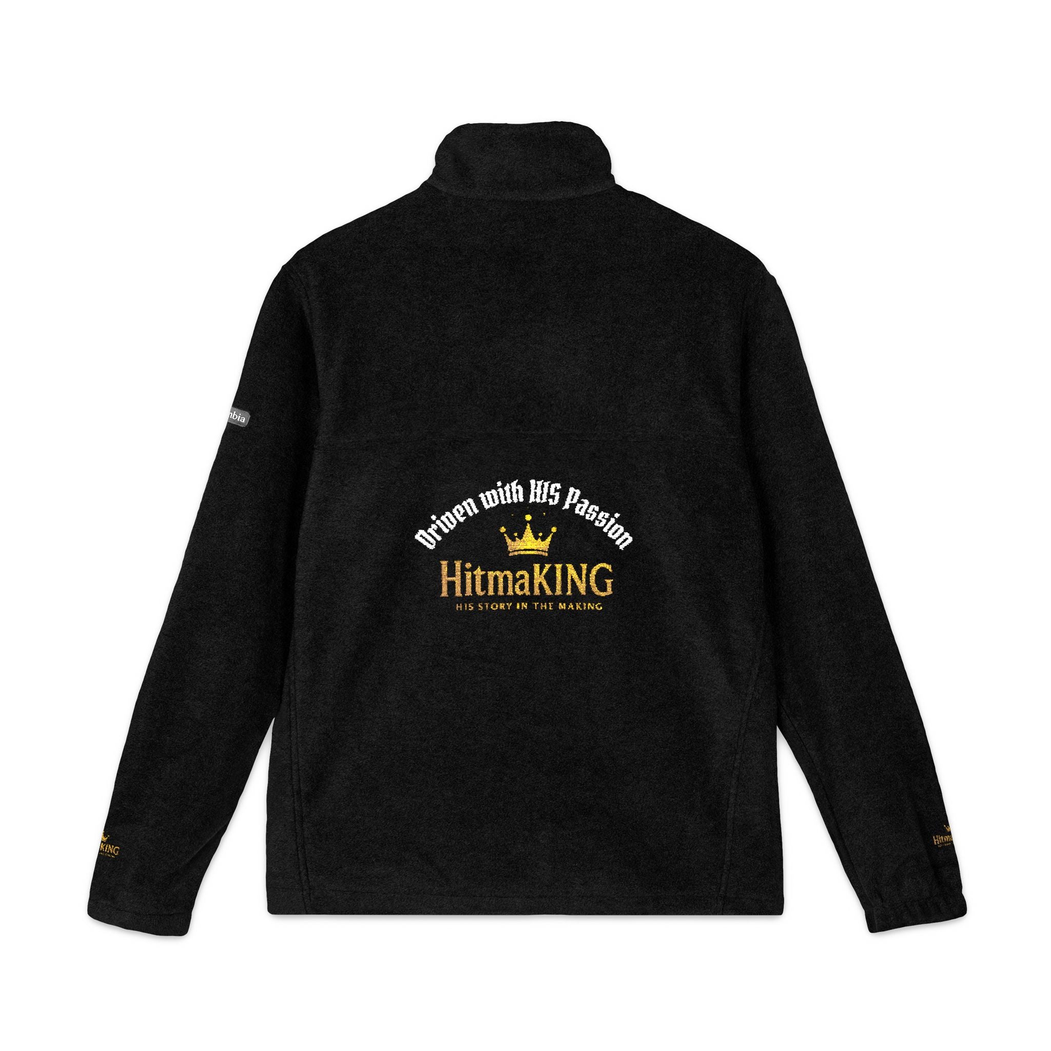 Embroidery Fleece Jacket — "HitmaKING: Creating God's Story"