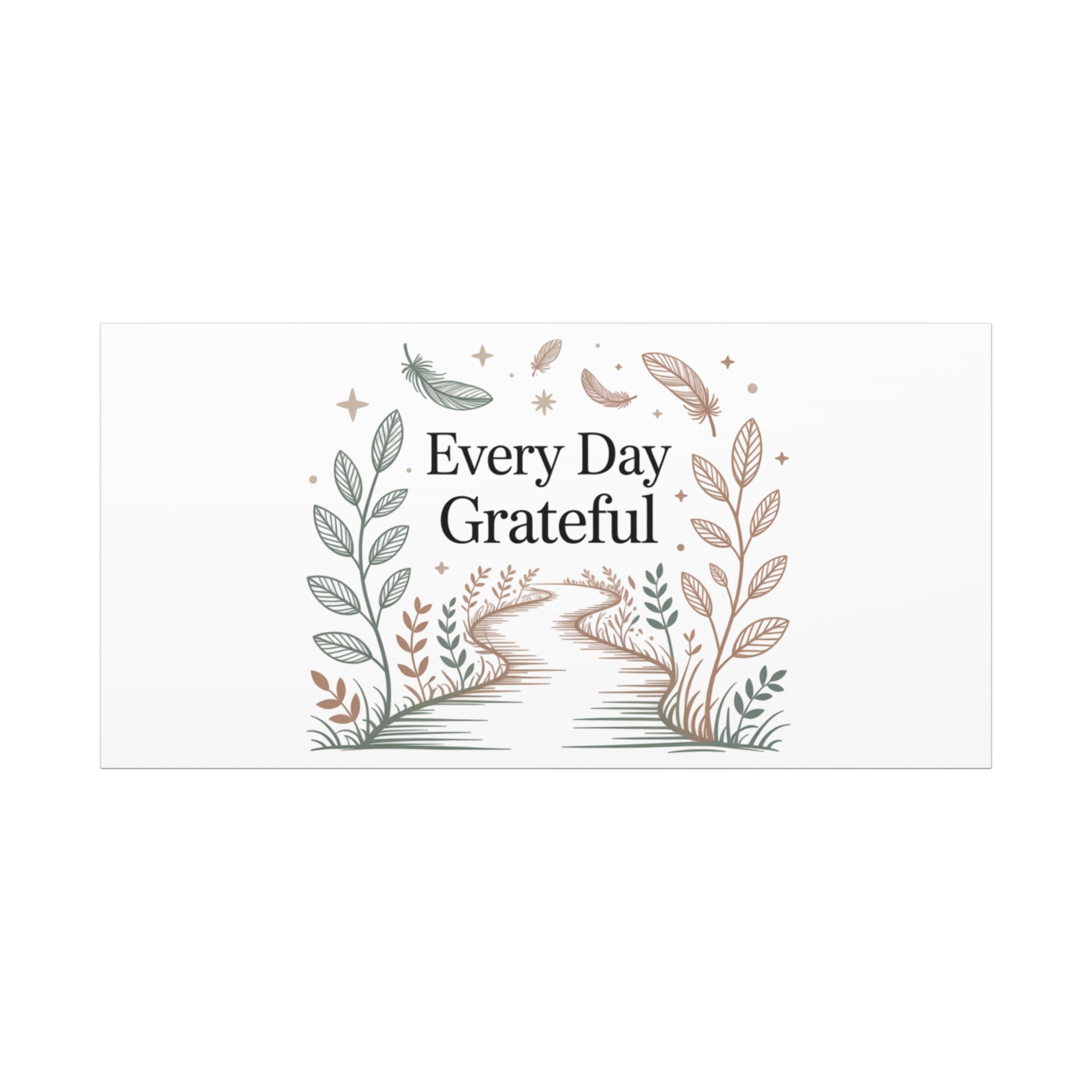 Every Day Grateful Canvas | Soft Everyday Grace Decor, Prayer Corner Art