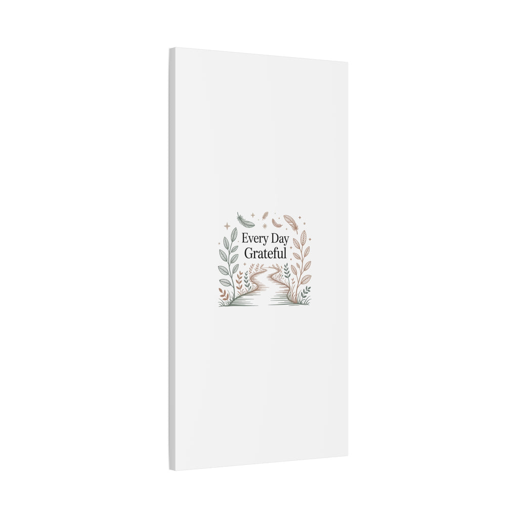 Every Day Grateful Canvas | Soft Everyday Grace Decor, Prayer Corner Art