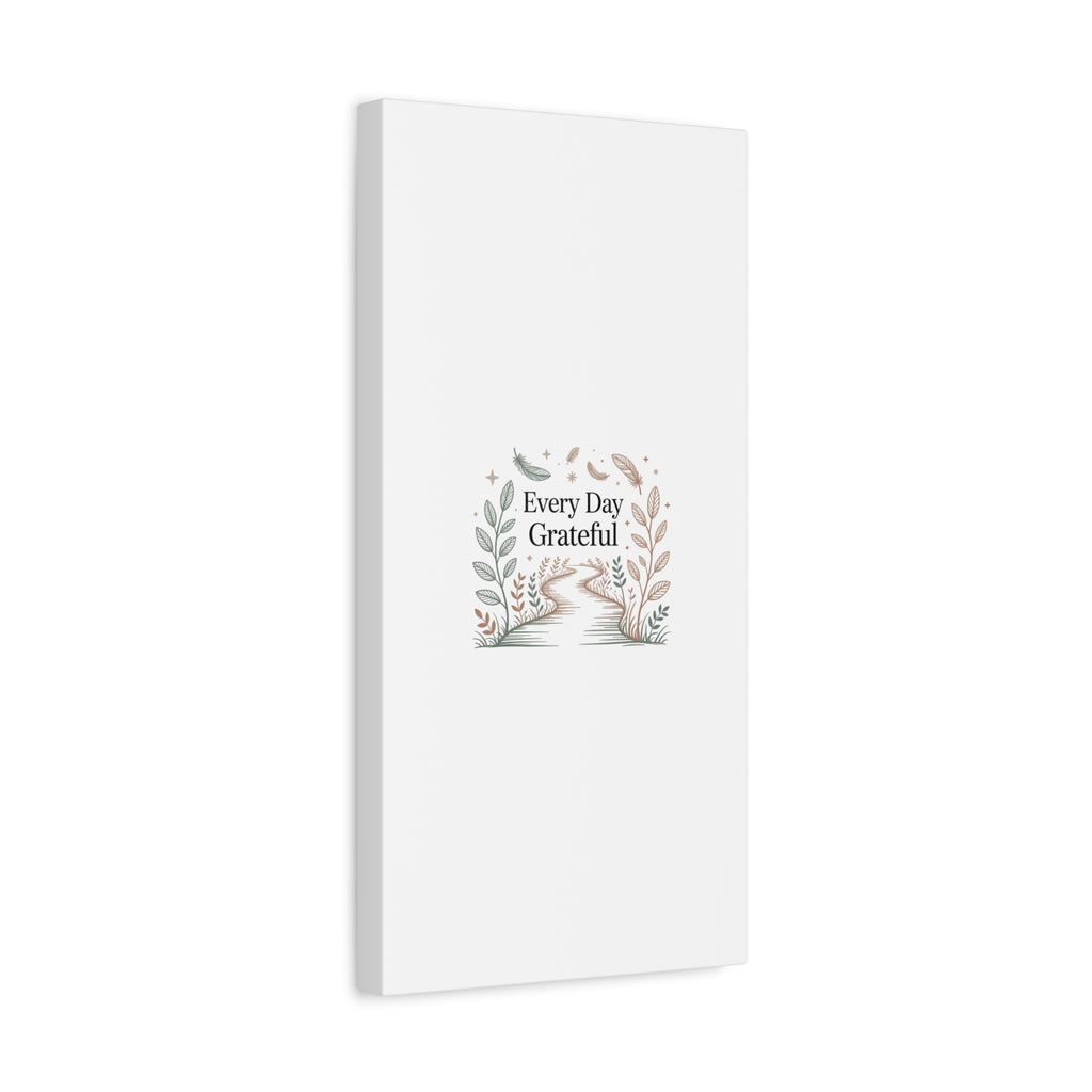 Every Day Grateful Canvas | Soft Everyday Grace Decor, Prayer Corner Art