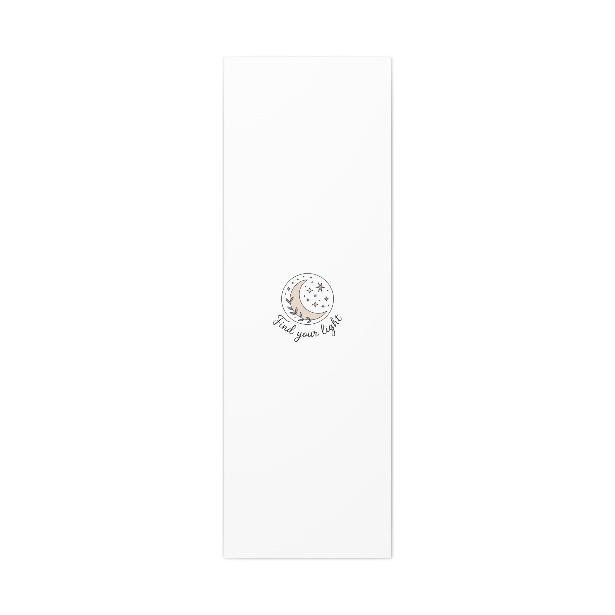 Find Your Light Moon Phase Art Print | Minimal Astrology Canvas