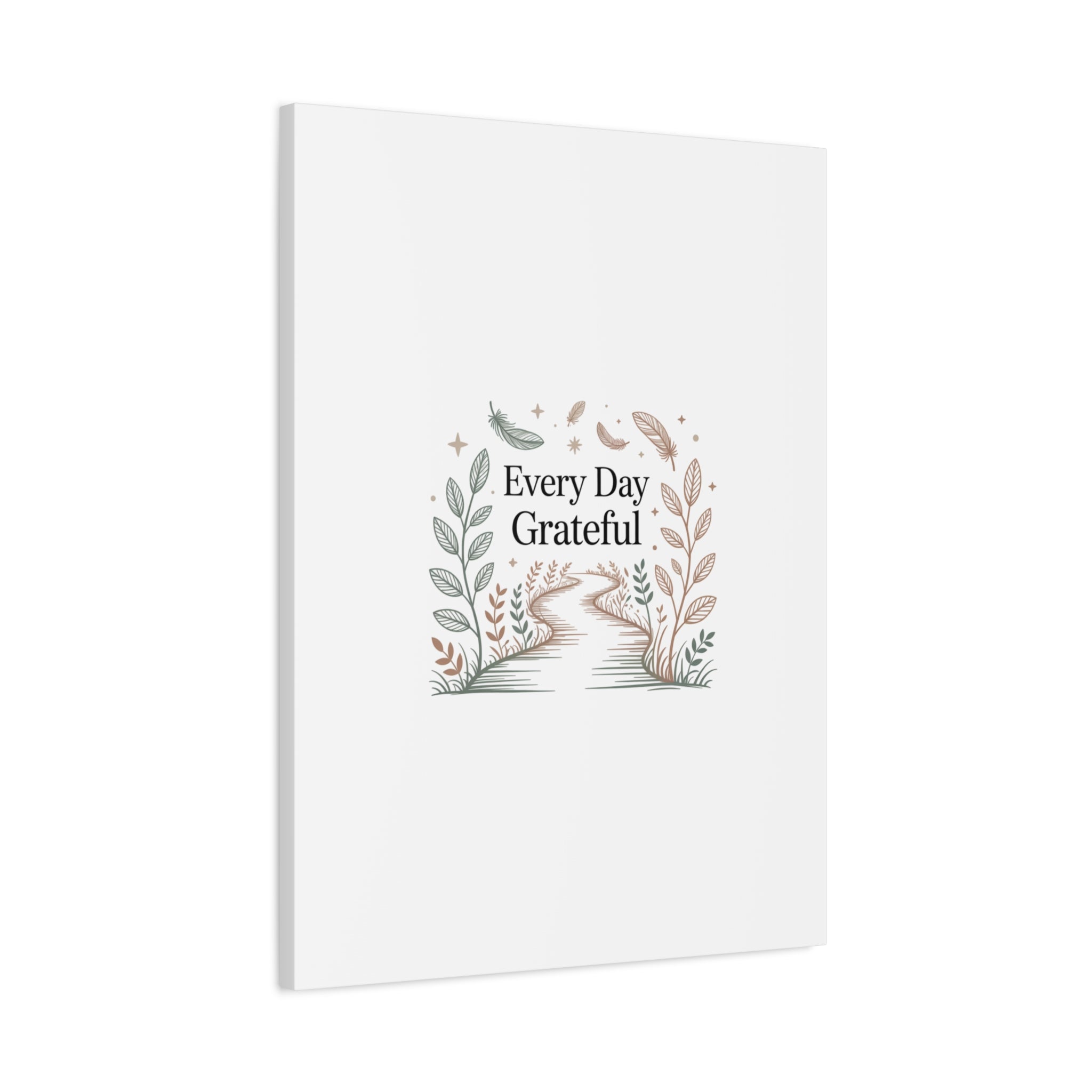 Every Day Grateful Canvas | Soft Everyday Grace Decor, Prayer Corner Art