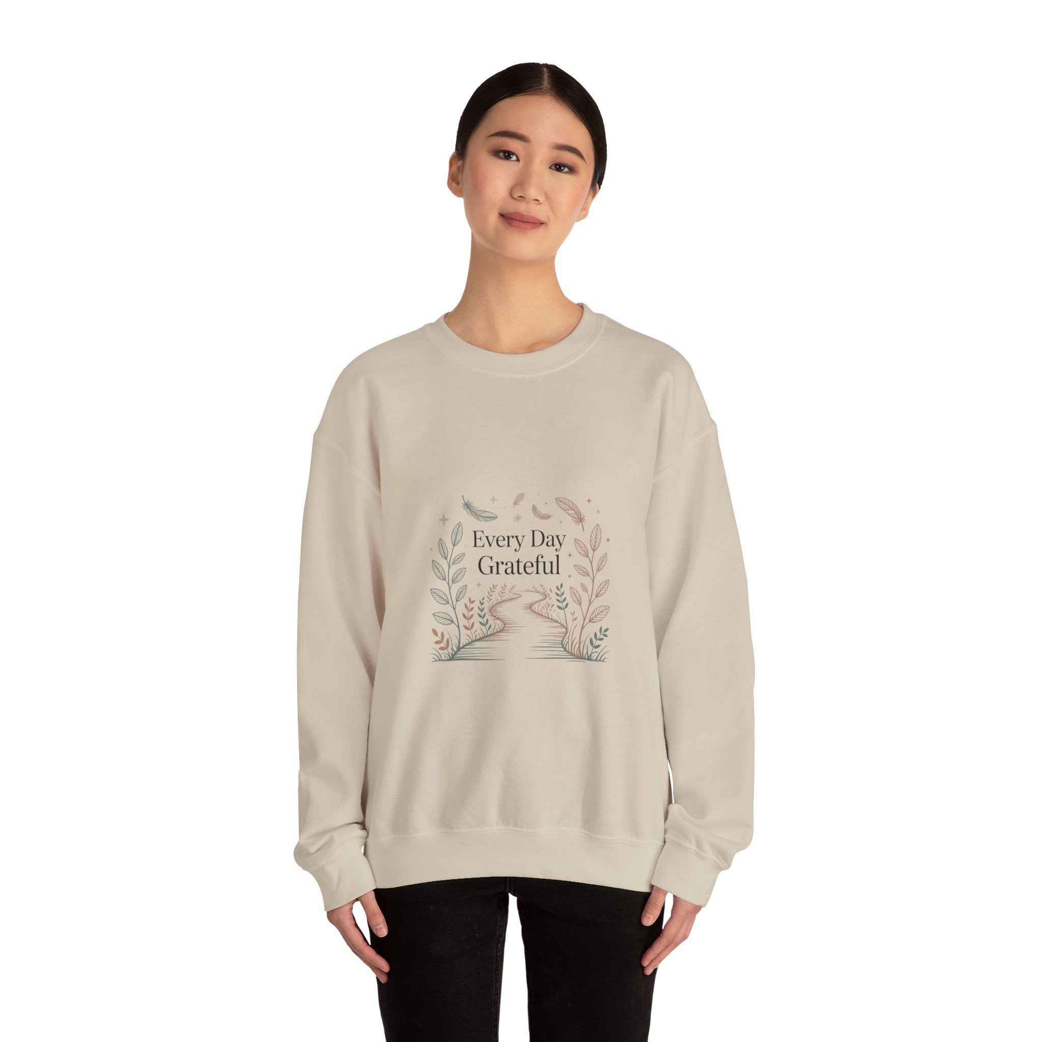 Every Day Grateful Sweatshirt | soft everyday faith, gratitude affirmation