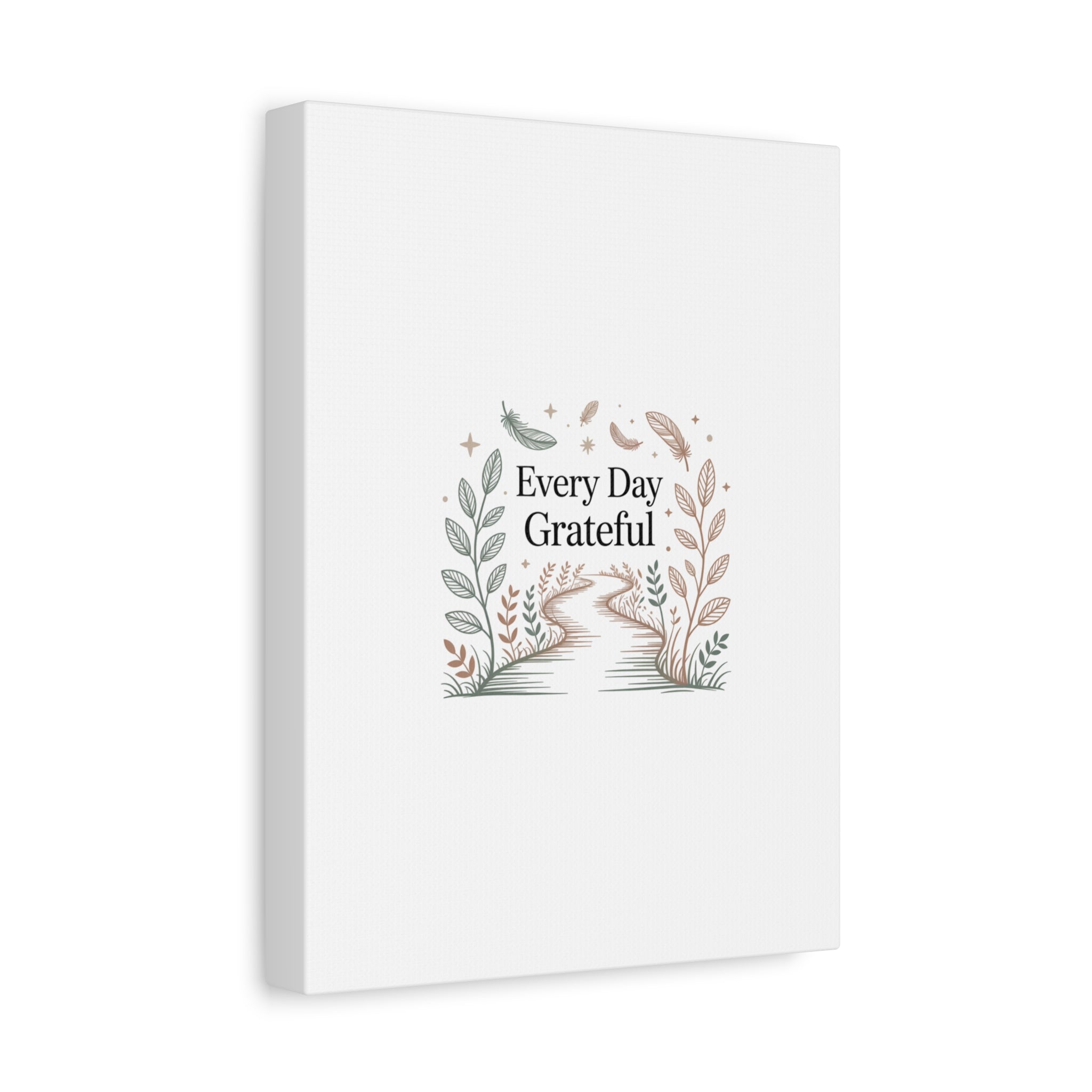 Every Day Grateful Canvas | Soft Everyday Grace Decor, Prayer Corner Art