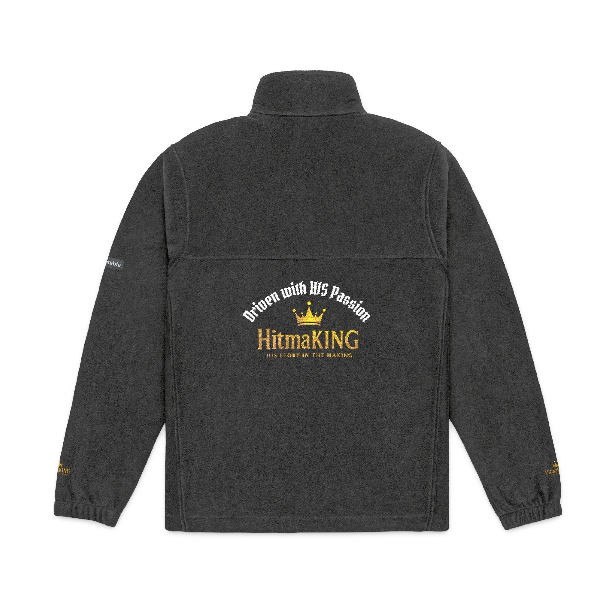 Embroidery Fleece Jacket — "HitmaKING: Creating God's Story"