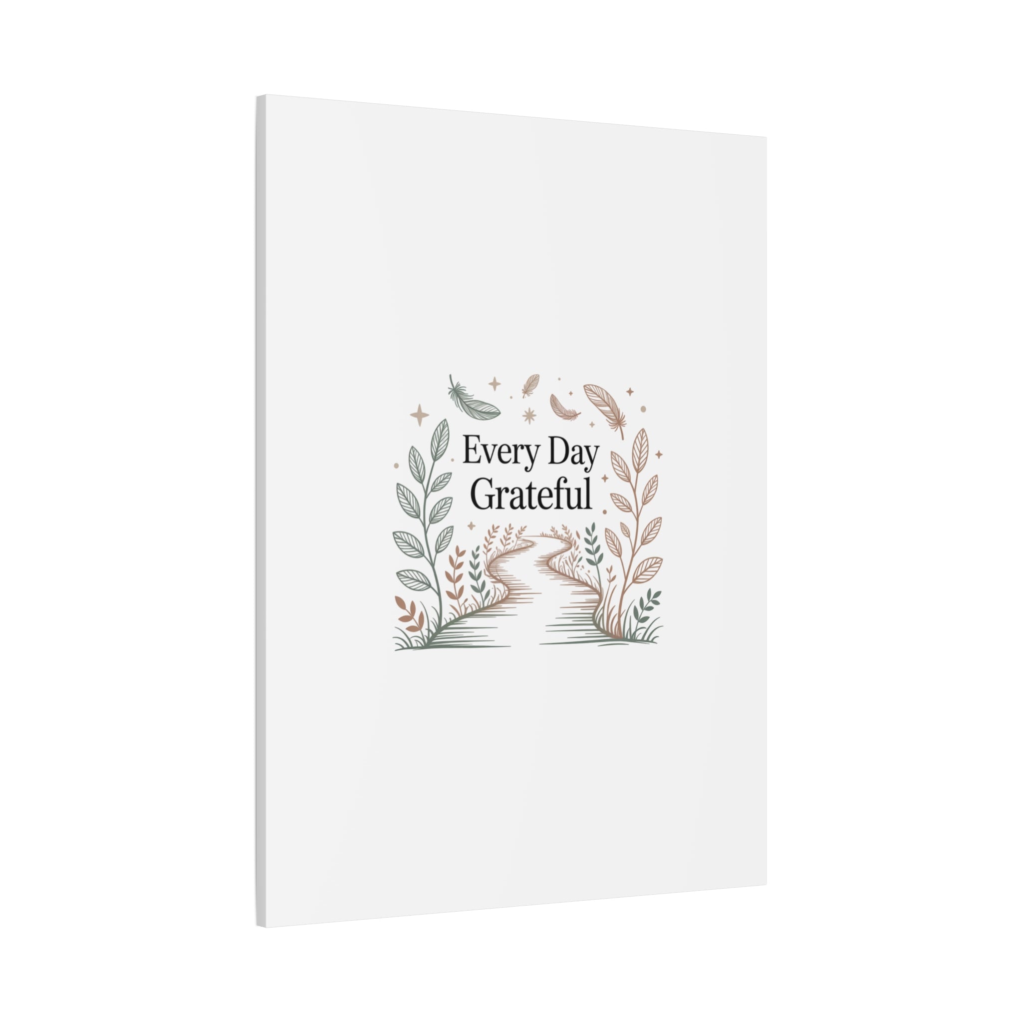 Every Day Grateful Canvas | Soft Everyday Grace Decor, Prayer Corner Art