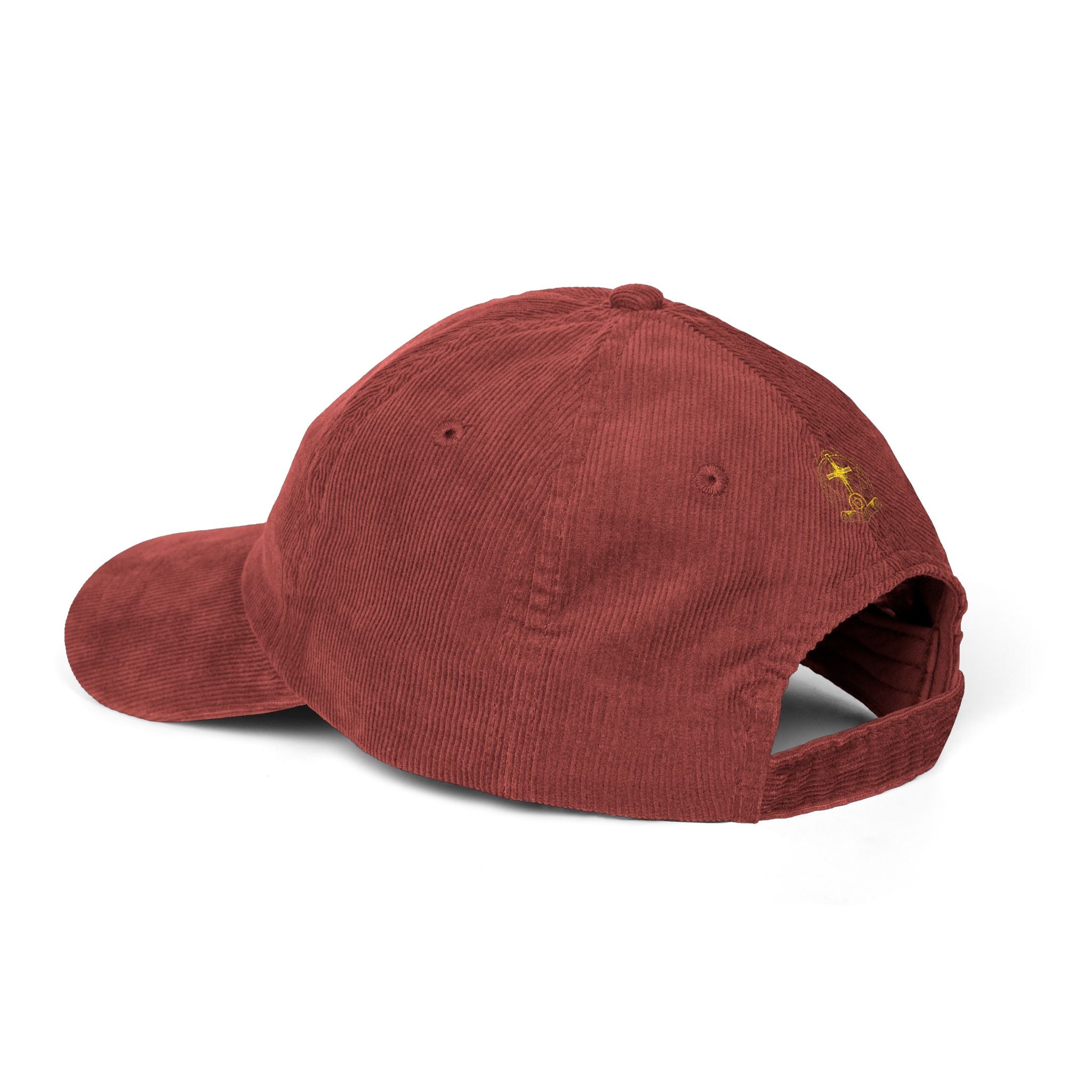 HitmaKING Corduroy Embroidered Cap — Vintage King Crown Logo