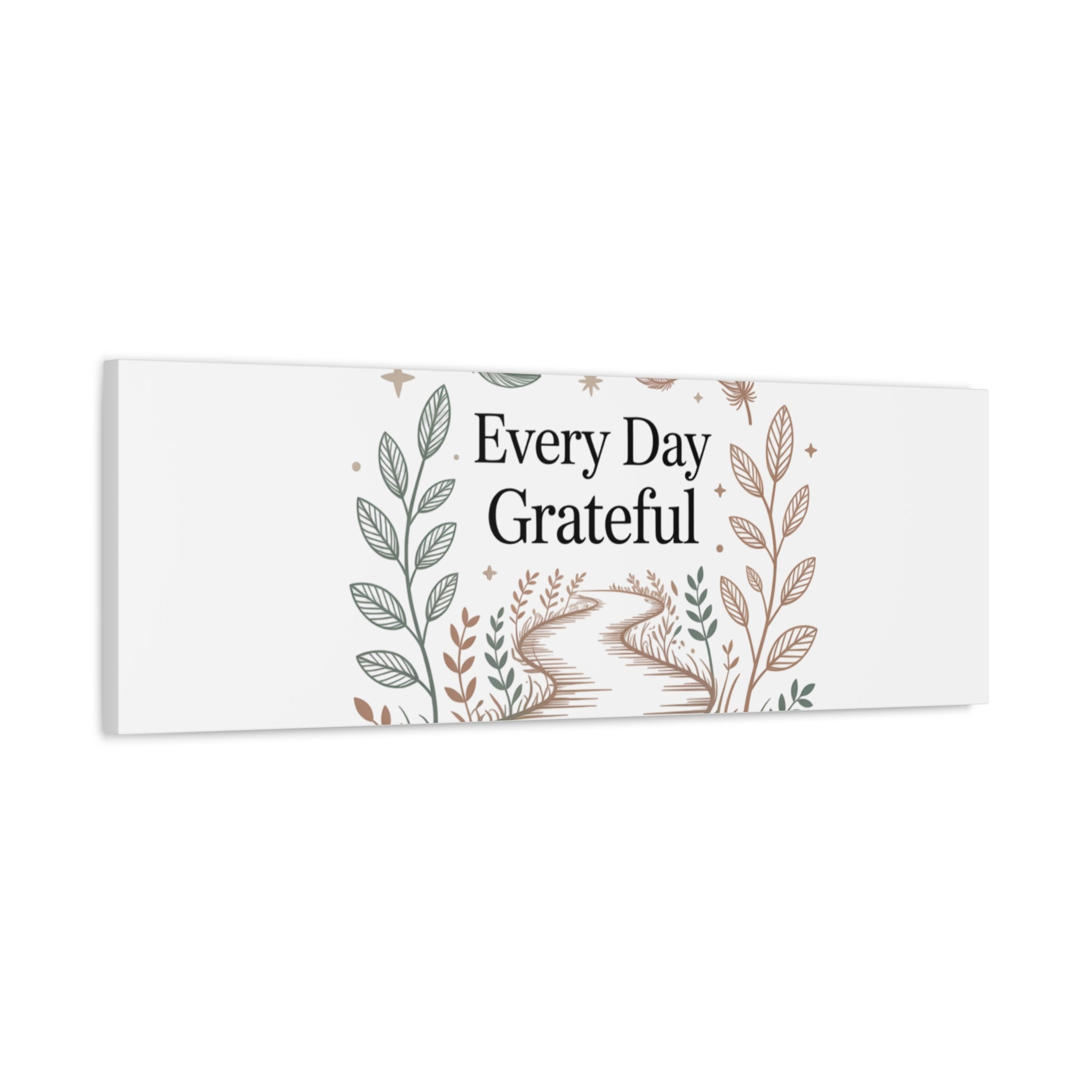 Every Day Grateful Canvas | Soft Everyday Grace Decor, Prayer Corner Art