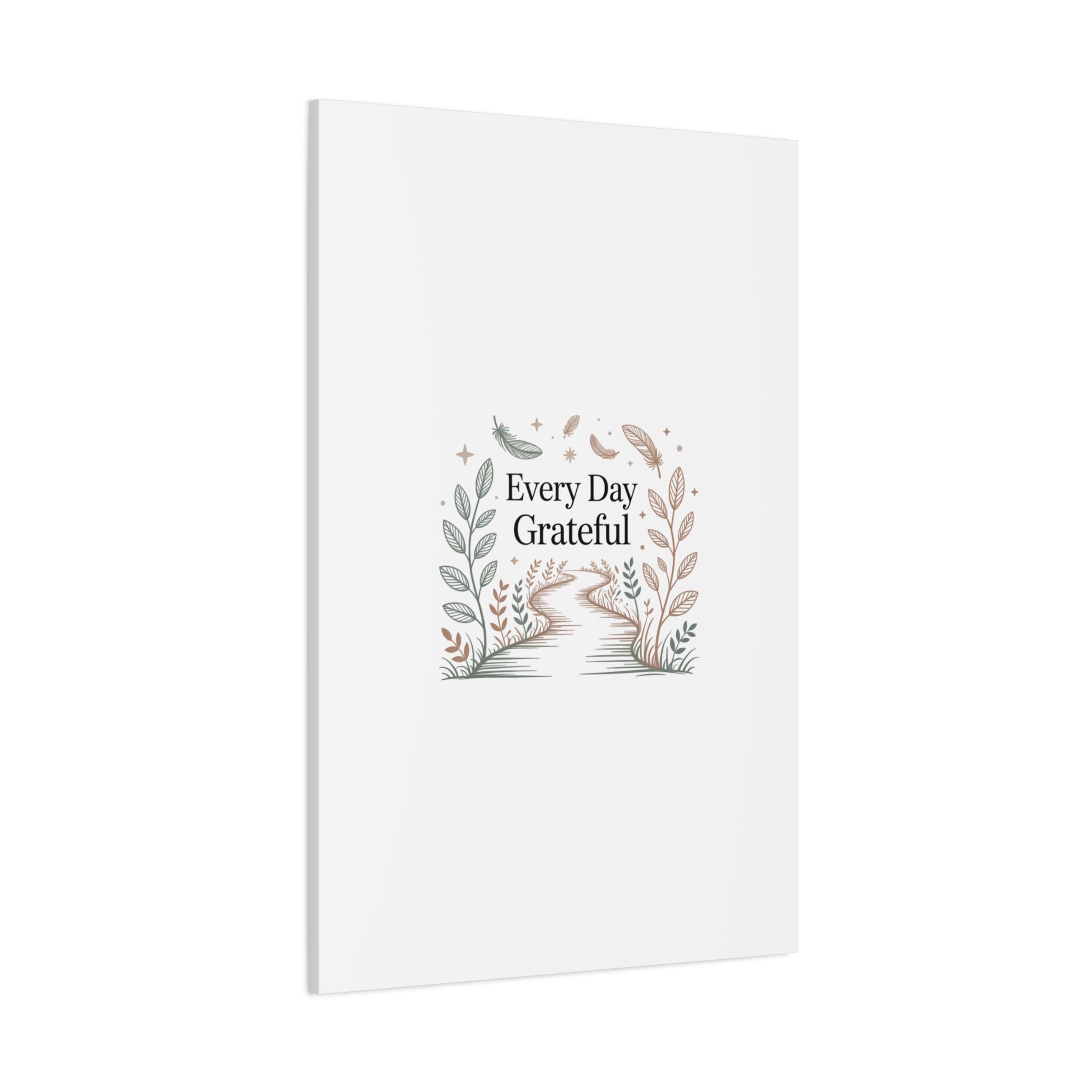 Every Day Grateful Canvas | Soft Everyday Grace Decor, Prayer Corner Art
