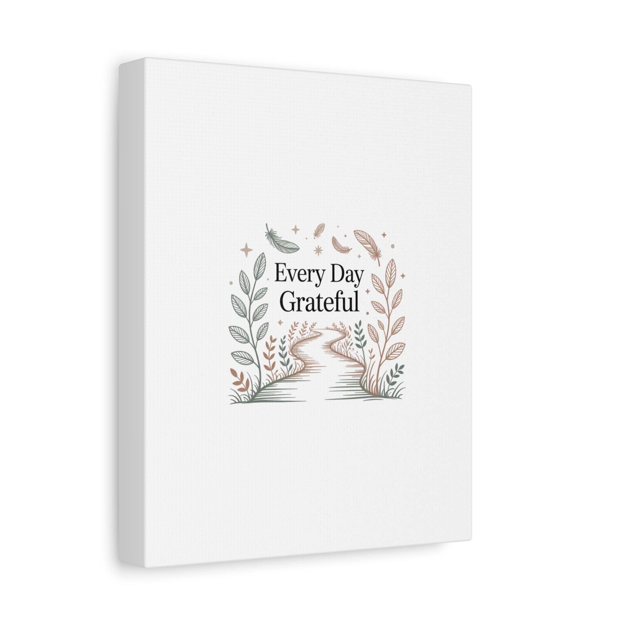 Every Day Grateful Canvas | Soft Everyday Grace Decor, Prayer Corner Art
