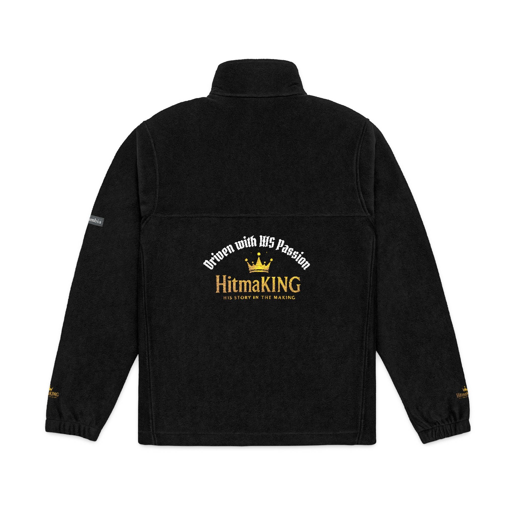Embroidery Fleece Jacket — "HitmaKING: Creating God's Story"
