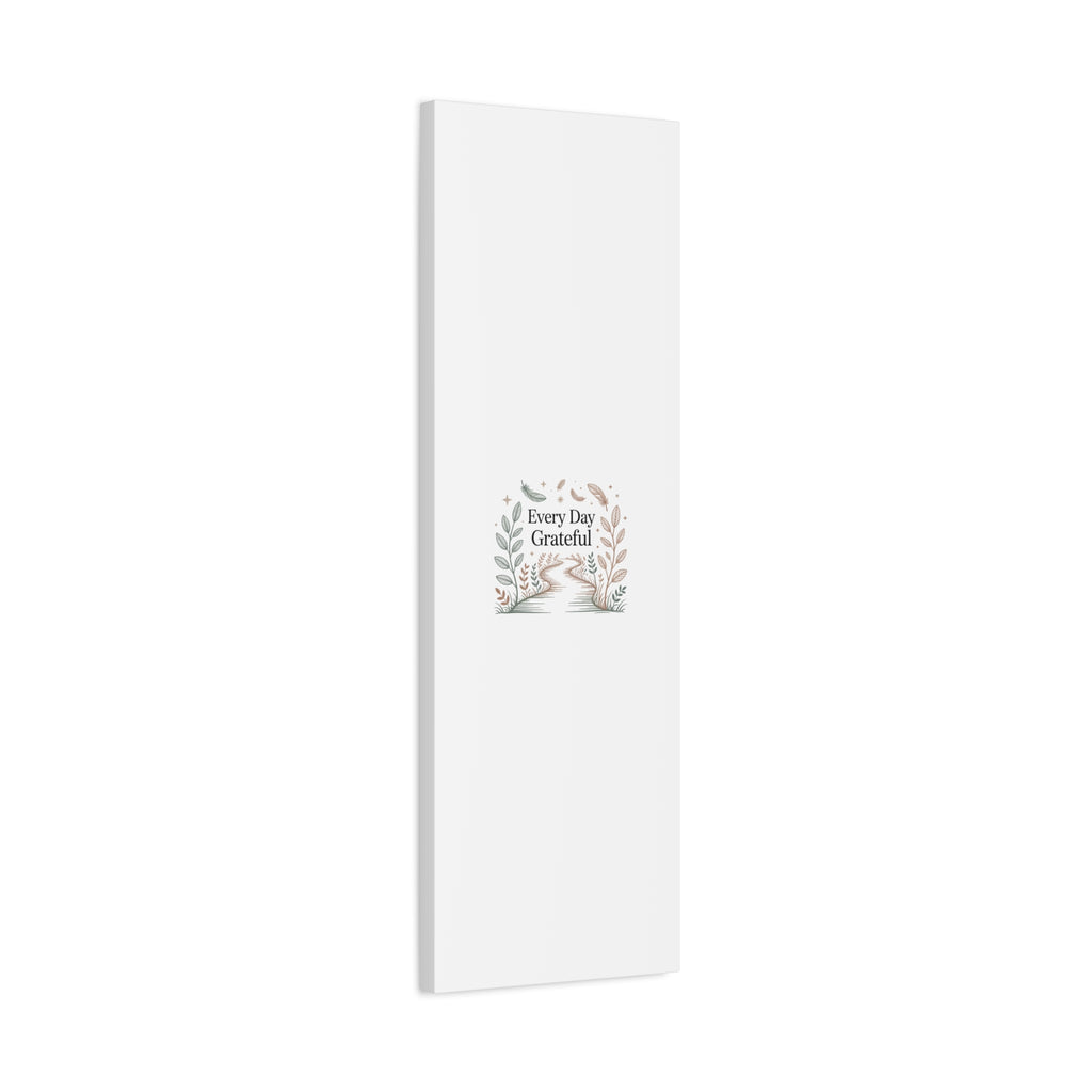 Every Day Grateful Canvas | Soft Everyday Grace Decor, Prayer Corner Art
