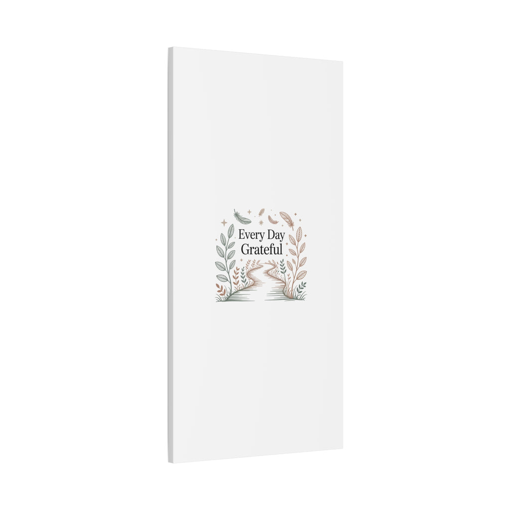 Every Day Grateful Canvas | Soft Everyday Grace Decor, Prayer Corner Art