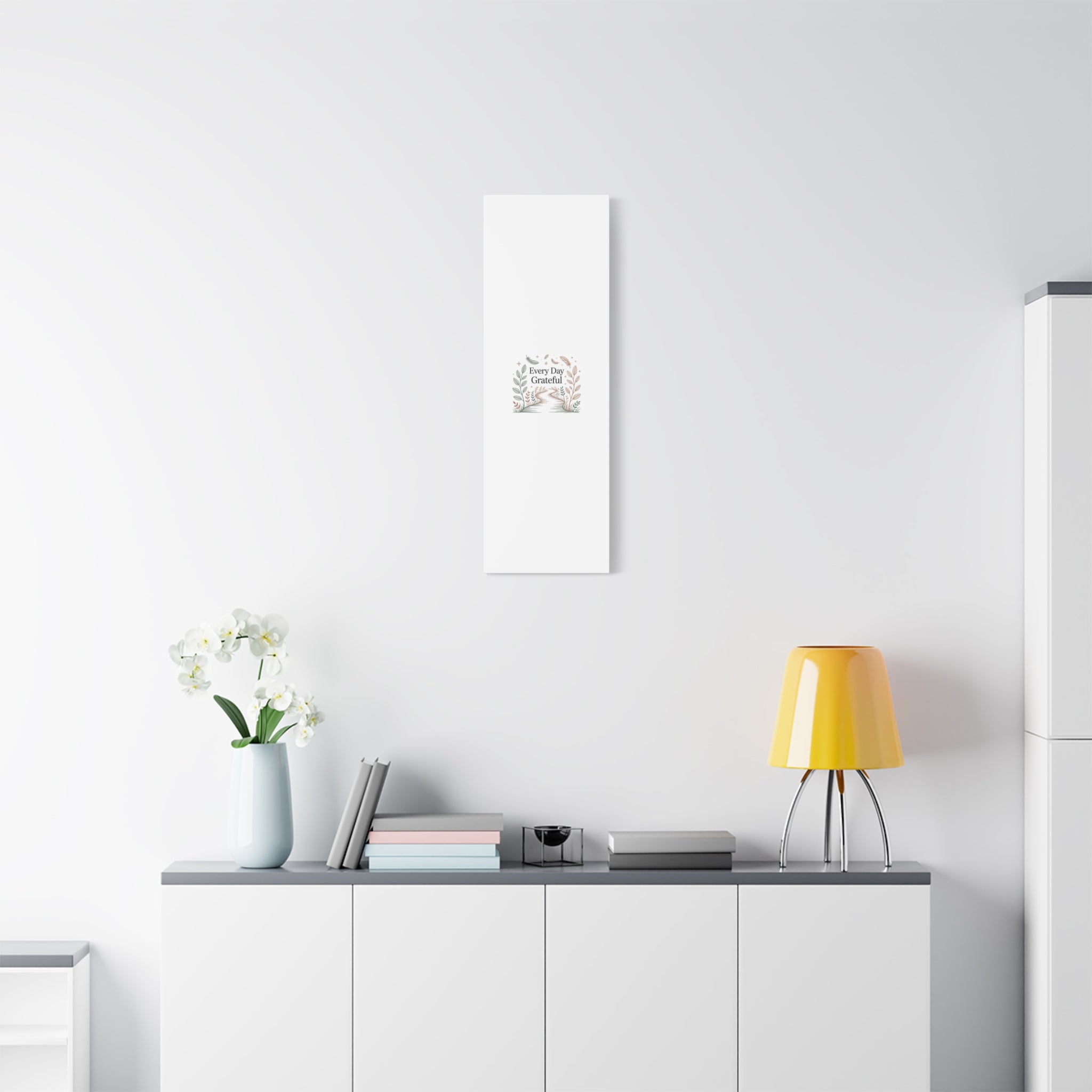 Every Day Grateful Canvas | Soft Everyday Grace Decor, Prayer Corner Art