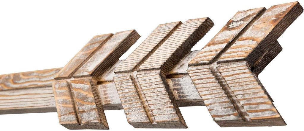 Arrow Decor, Set of 2 Arrows, Rustic Wood Arrow Sign Wall Decor - Decorative Farmhouse Home Wall Hanging Decor